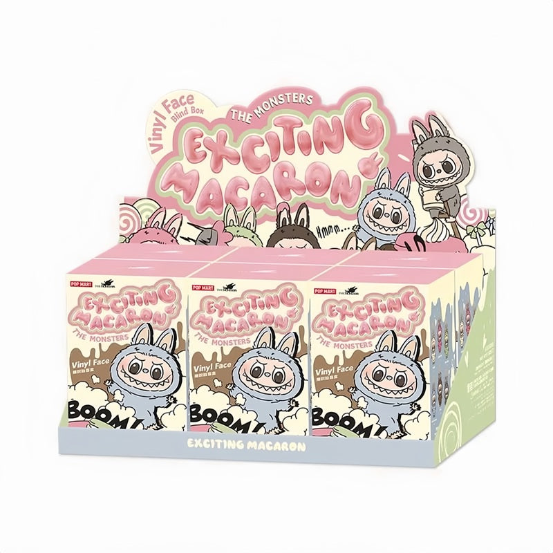 Labubu Monster - Exciting Macaron Vinyl Face Mystery 6 Boxes