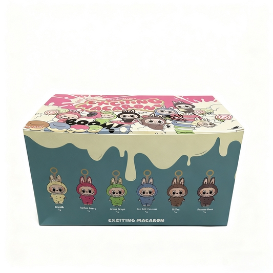 Labubu Monster - Exciting Macaron Vinyl Face Mystery 6 Boxes - PlaysPuls