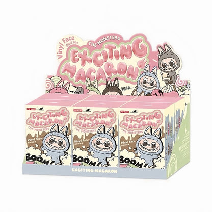 Labubu Monster - Exciting Macaron Vinyl Face Mystery 6 Boxes