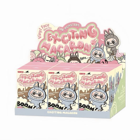 Labubu Monster - Exciting Macaron Vinyl Face Mystery 6 Boxes